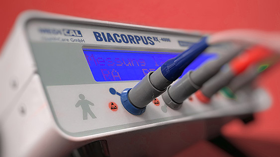 Bioimpedanz-Analyse Körpermessung