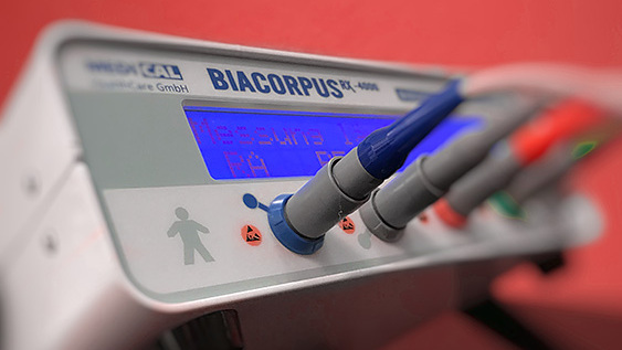 Bioimpedanz-Analyse Körpermessung